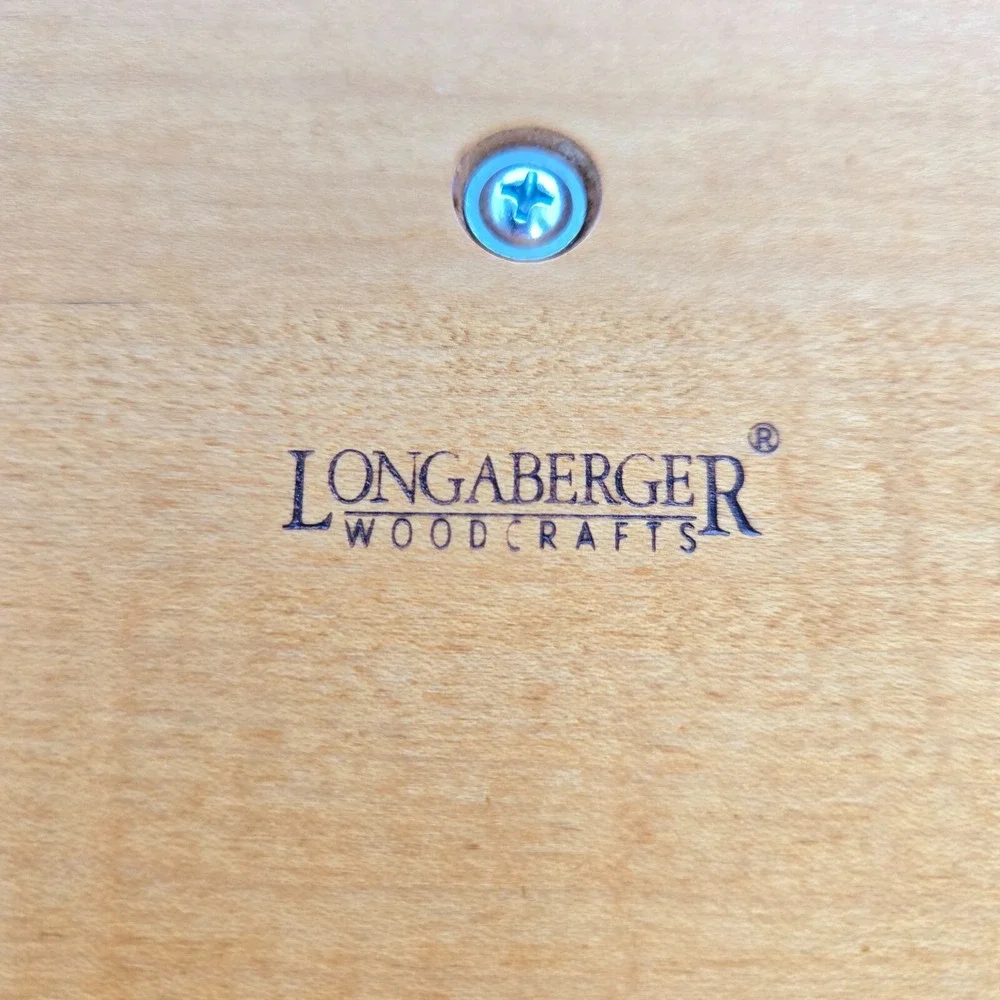 Nice Longaberger 1998 Harbor Knob Lid Only # 50687 Collectors‎ Club rectangle